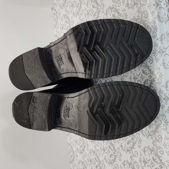 Frye womens motorcycle boots - Picture 5 of 8